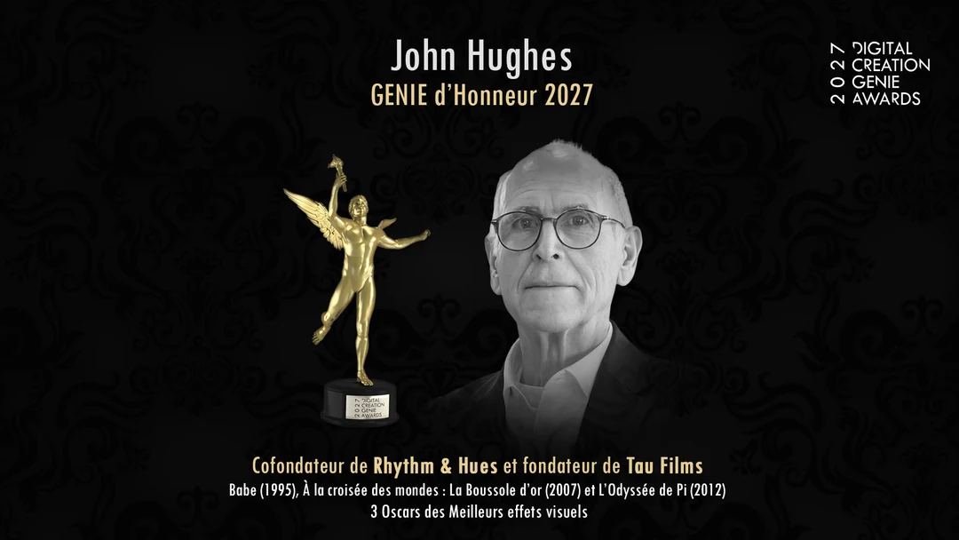 John Hughes, GENIE d’honneur 2027, cofondateur de Rhythm & Hues et fondateur de Tau Films